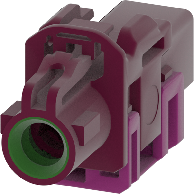1 Port 1 Row MCA-B Female Mini Coax Claret Violet Code D
