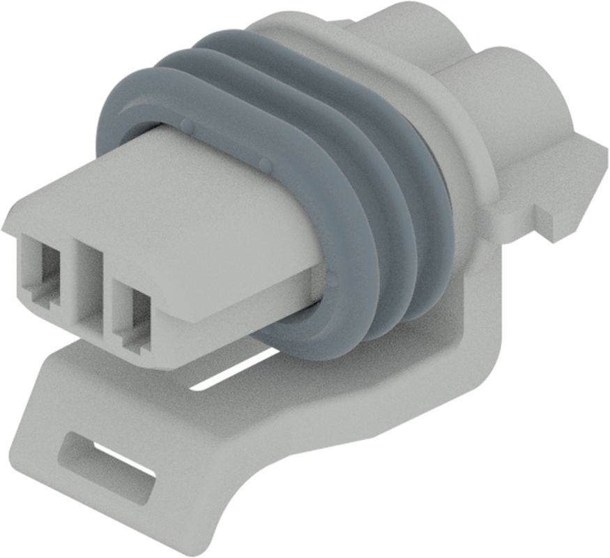2 Way Female M/P 150 Sealed Connector Light Grey