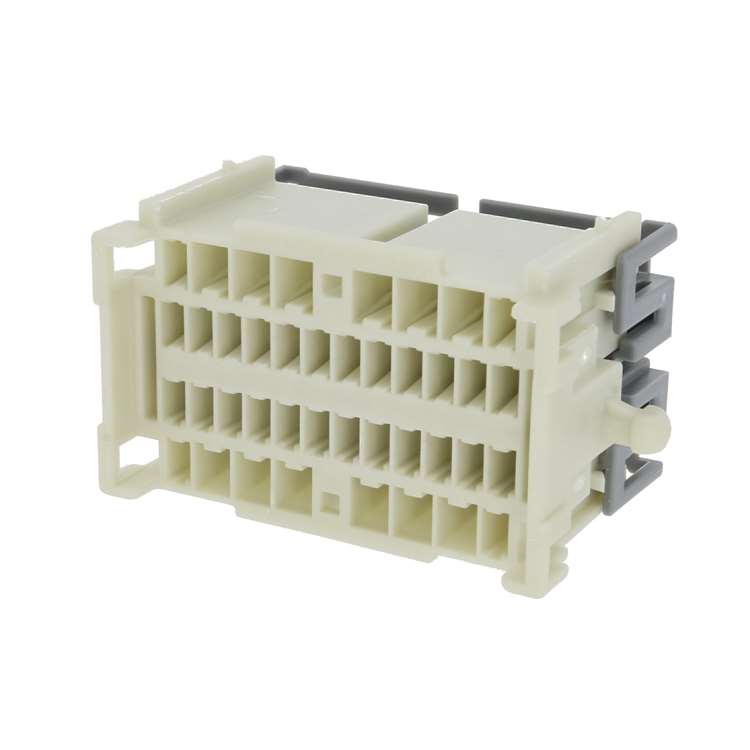 40 Way F 1.5 YESC 2.8 TAB Unsealed Connector Natural