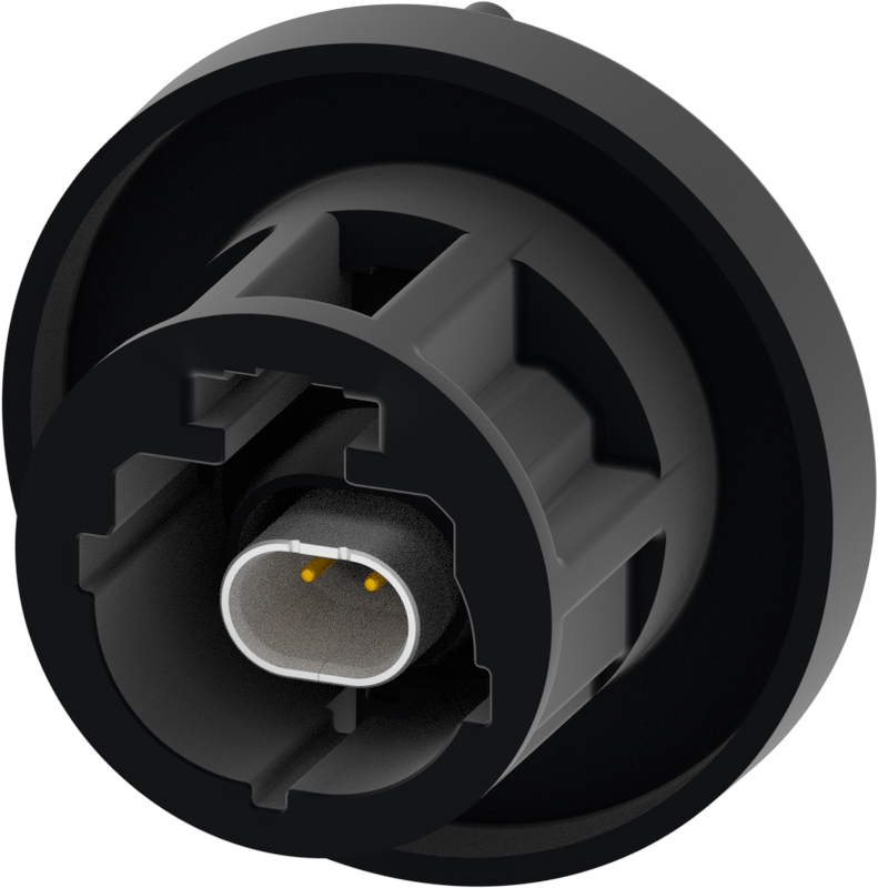 1 Port 1 Row Male H-MTD Jet Black Code A