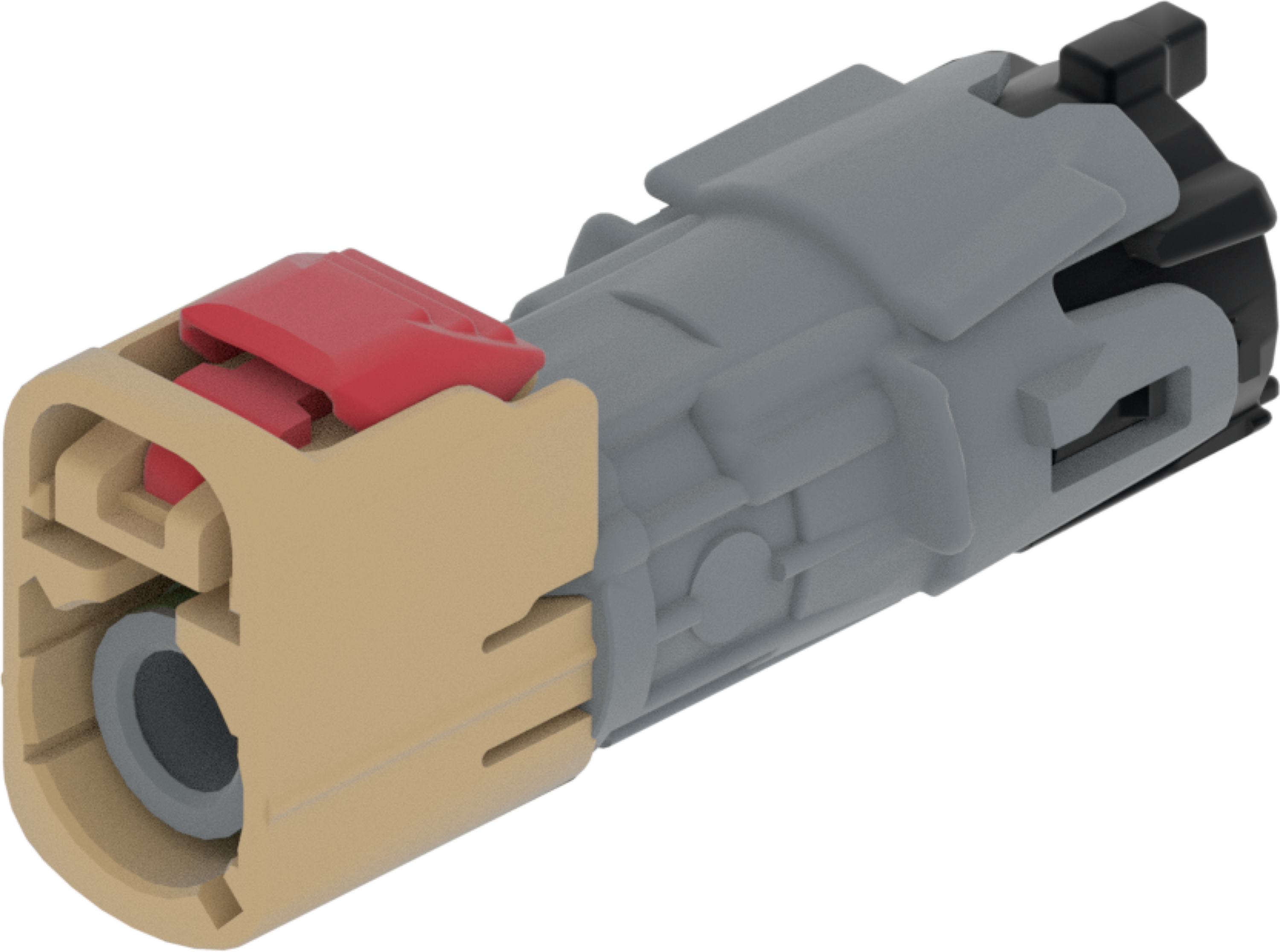 1 Port 1 Row Female Fakra Beige Code I