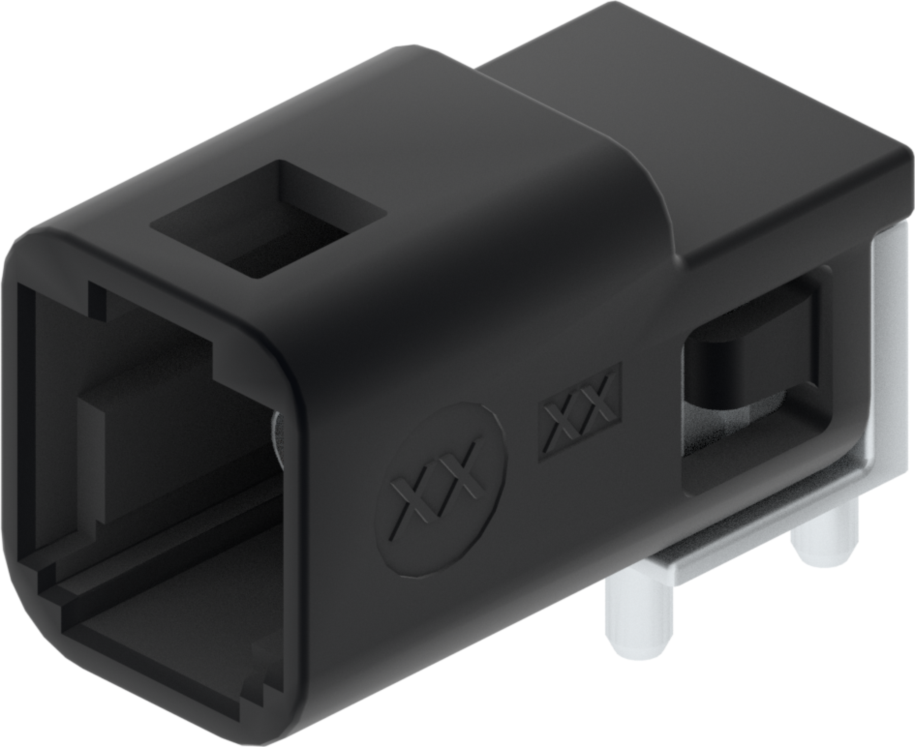 1 Port 1 Row MCA-A Male Mini Coax Black Code A
