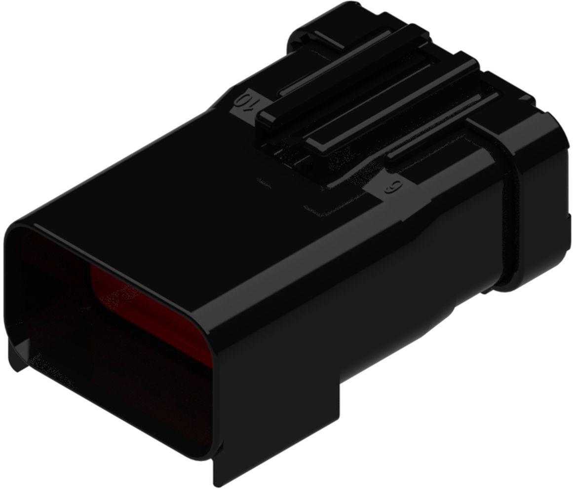 10 Way Male APEX 2.8 Sealed Connector Black