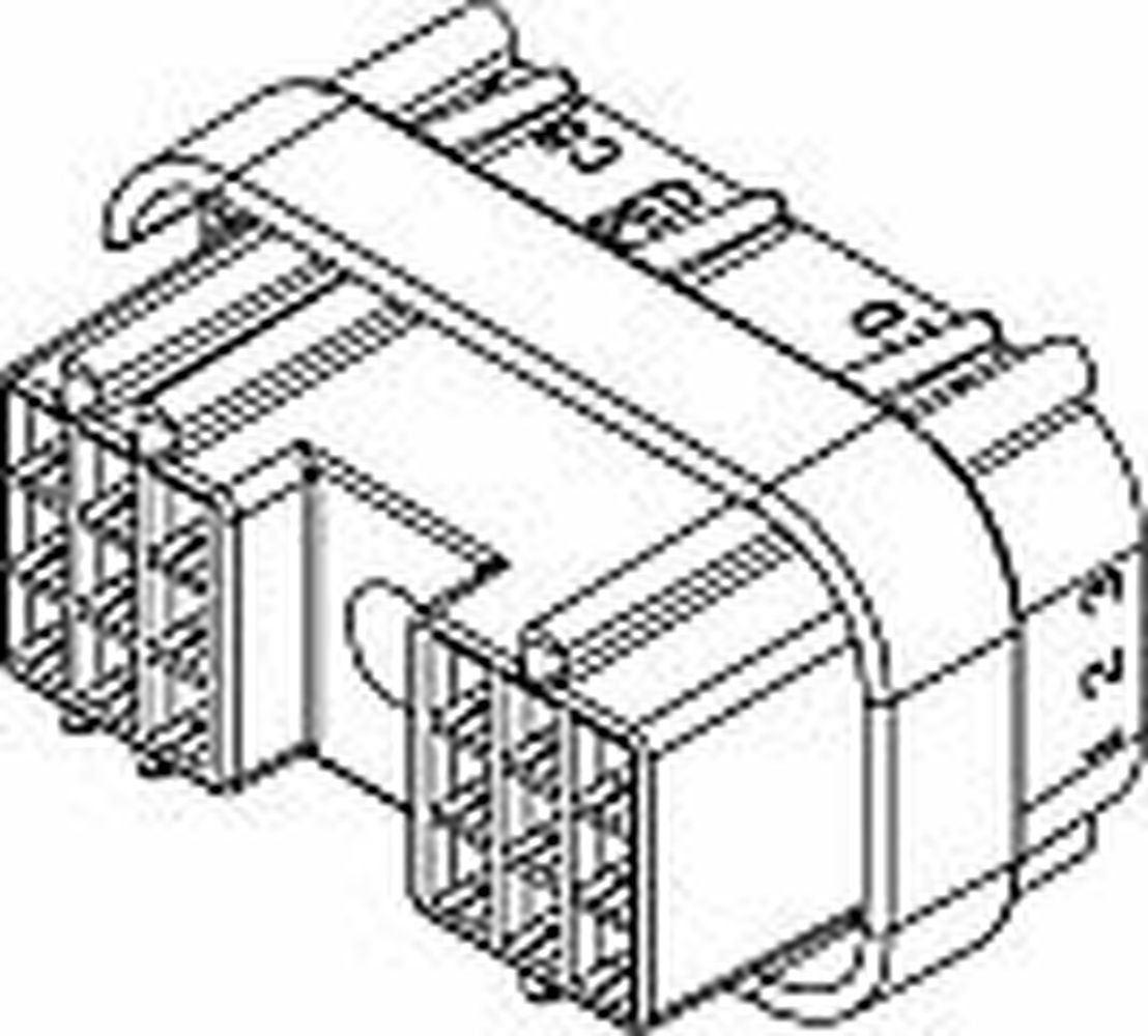 18 Way F MetriPack (M/P) 150 Sealed Connector Black
