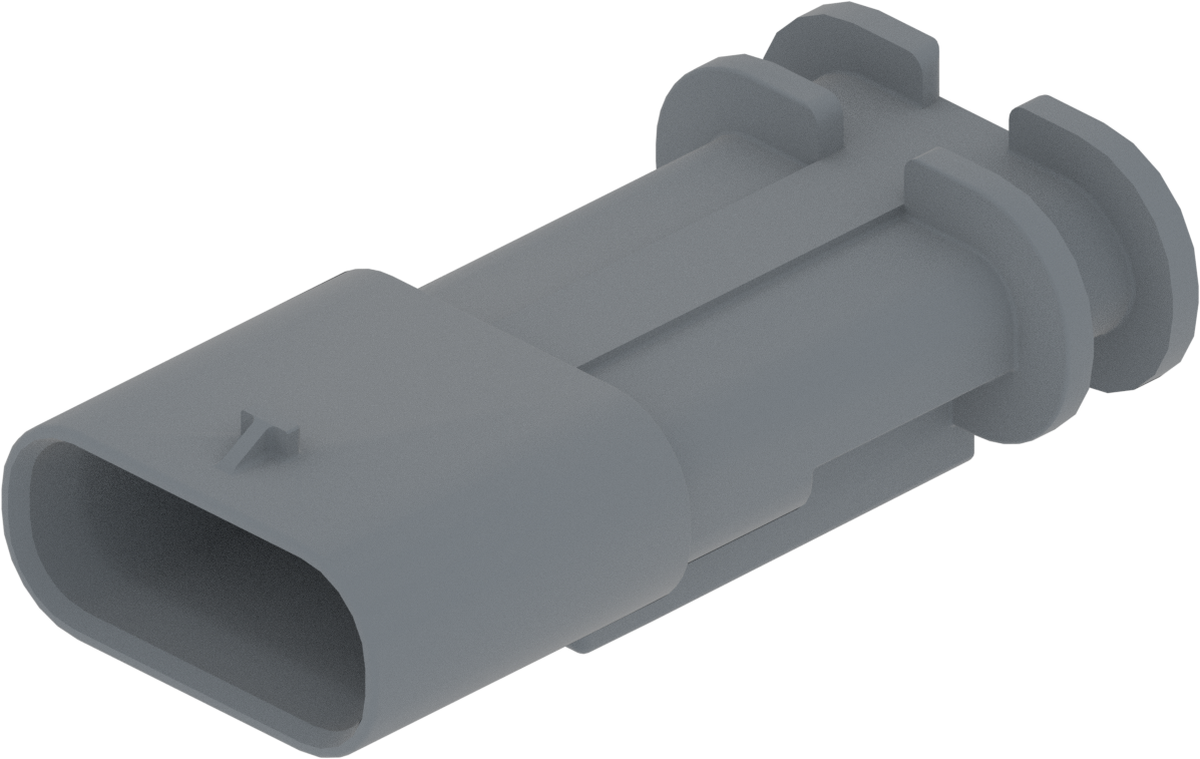 4 Way M OCS 1.2 Sealed Connector Gray-Dark