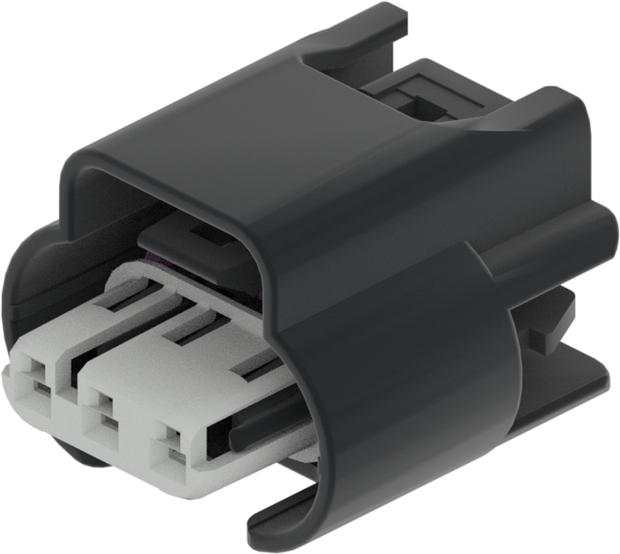 3 Way F GT 1.5 Sealed Connector Black
