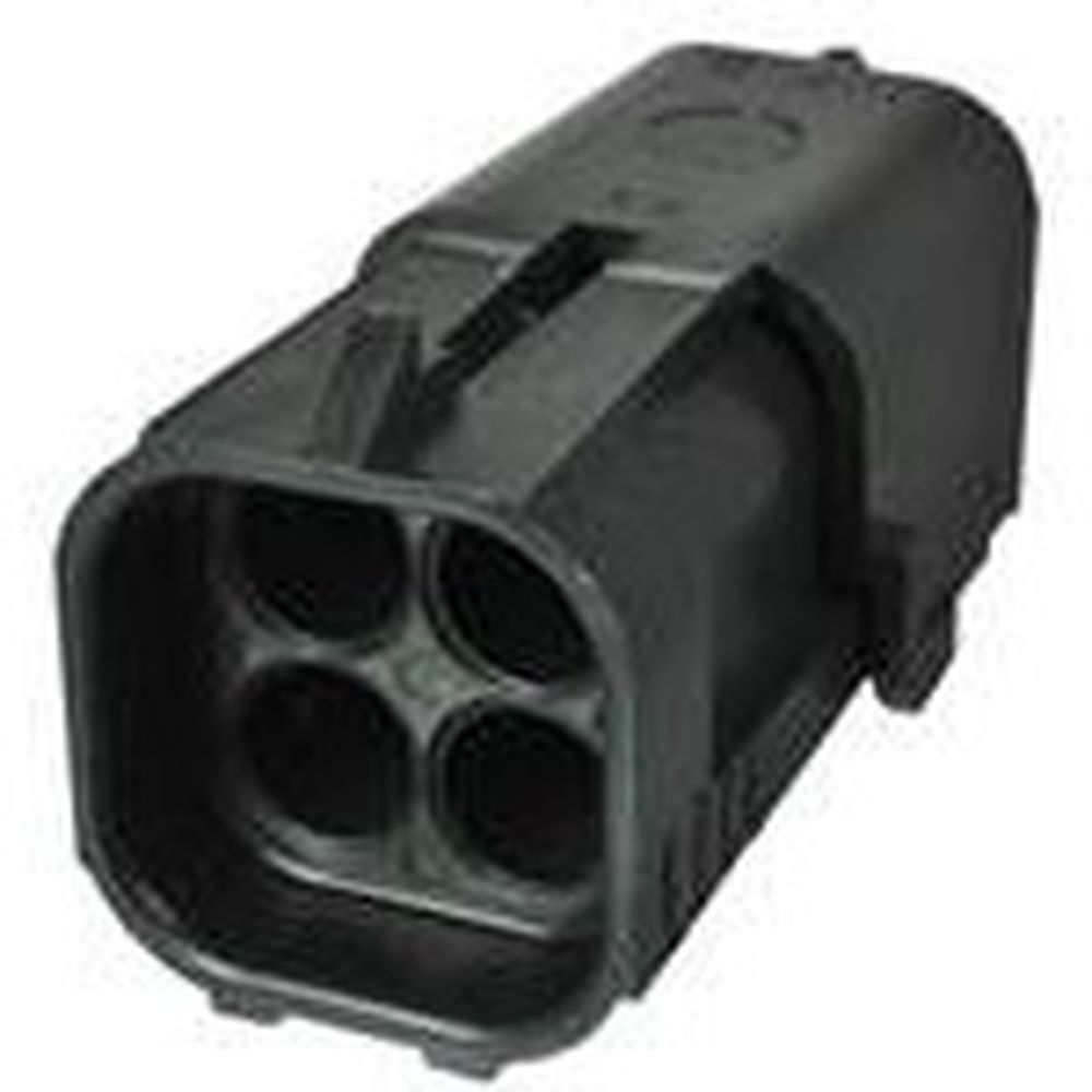 4 Way 2.6 W/P Sealed Connector Black