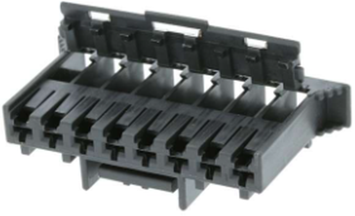 8 Way F SICMA-3 2.8 Unsealed Connector Black