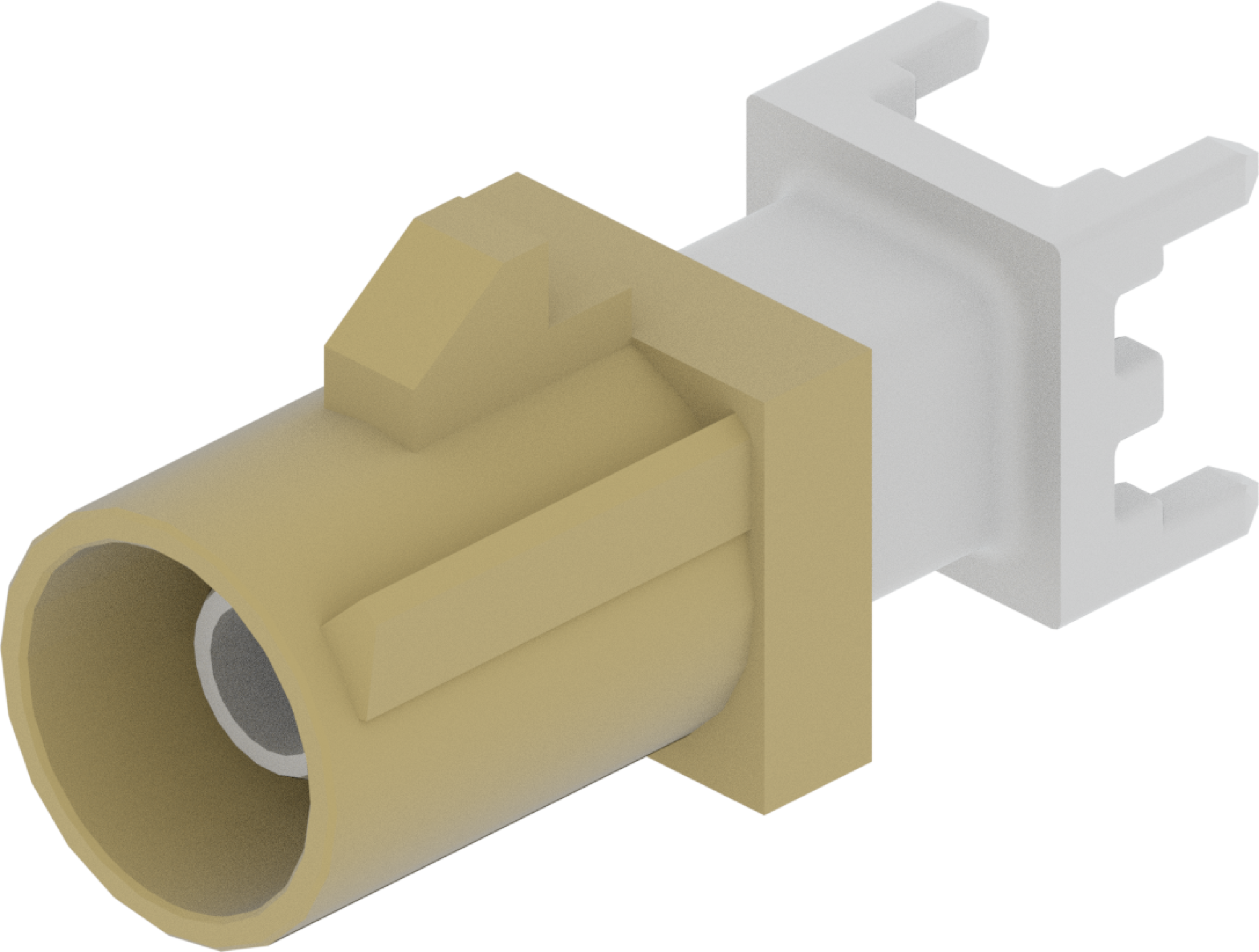 1 Port 1 Row Male Fakra Beige Code I