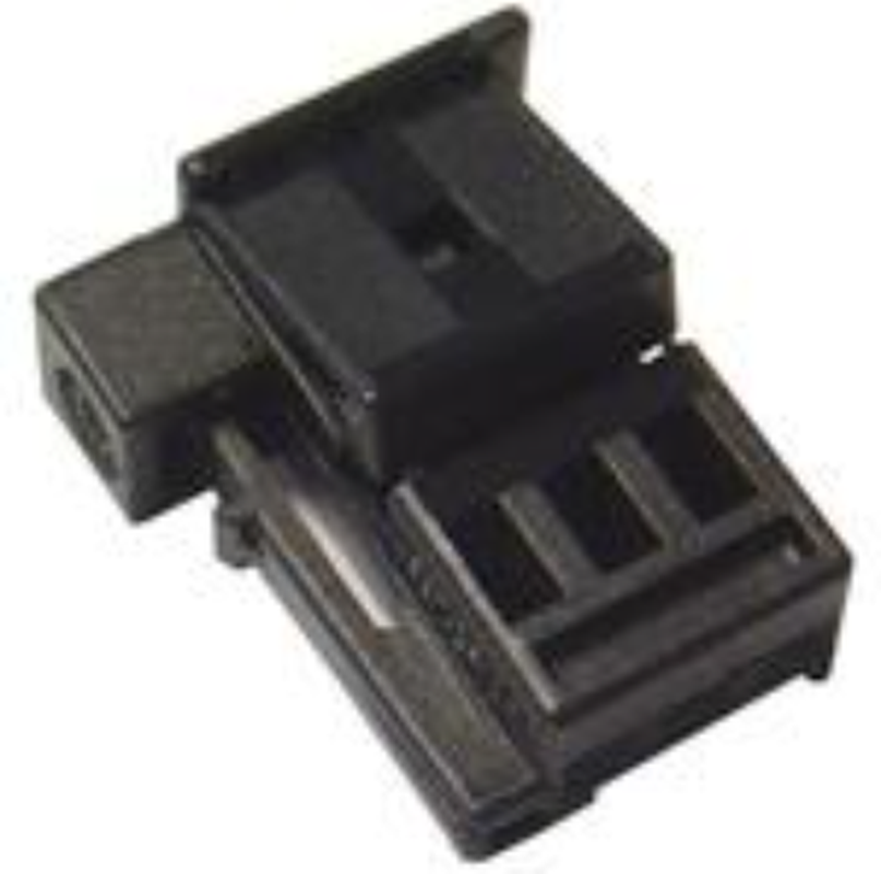 3 Way F MTS 0.64 Unsealed Connector Black