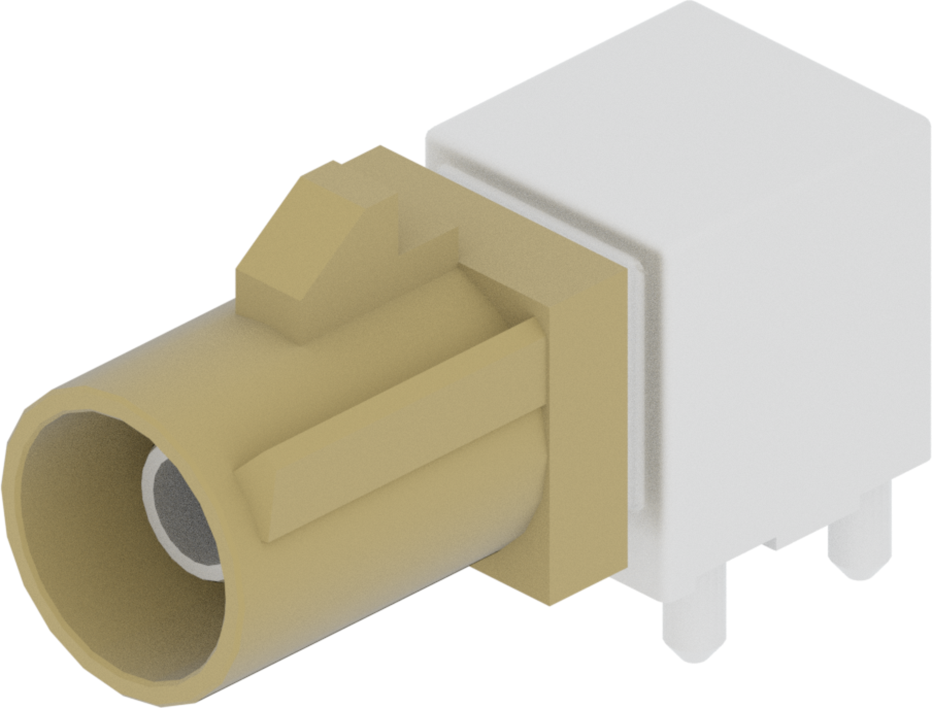 1 Port 1 Row Male Fakra Beige Code I