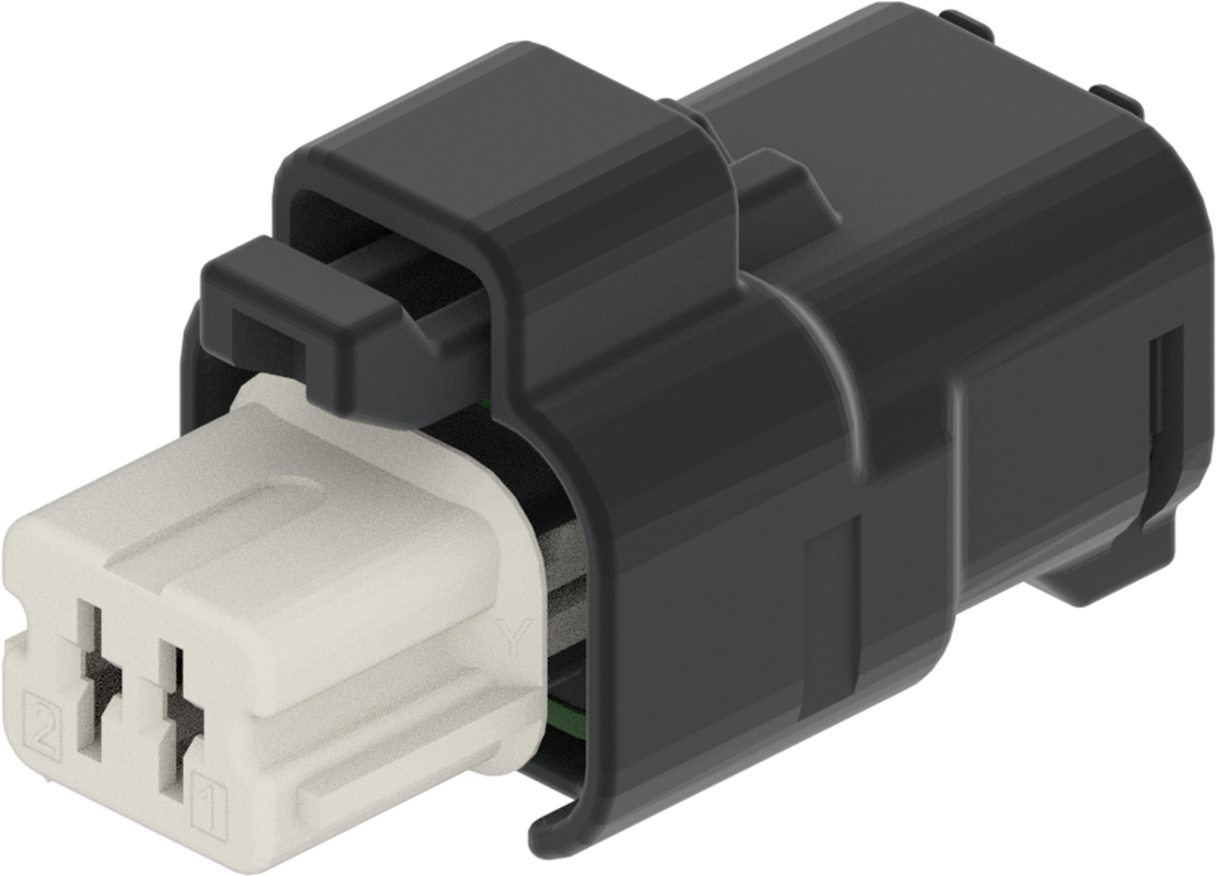 2 Way Female SICMA-3 1.5 Sealed Connector White
