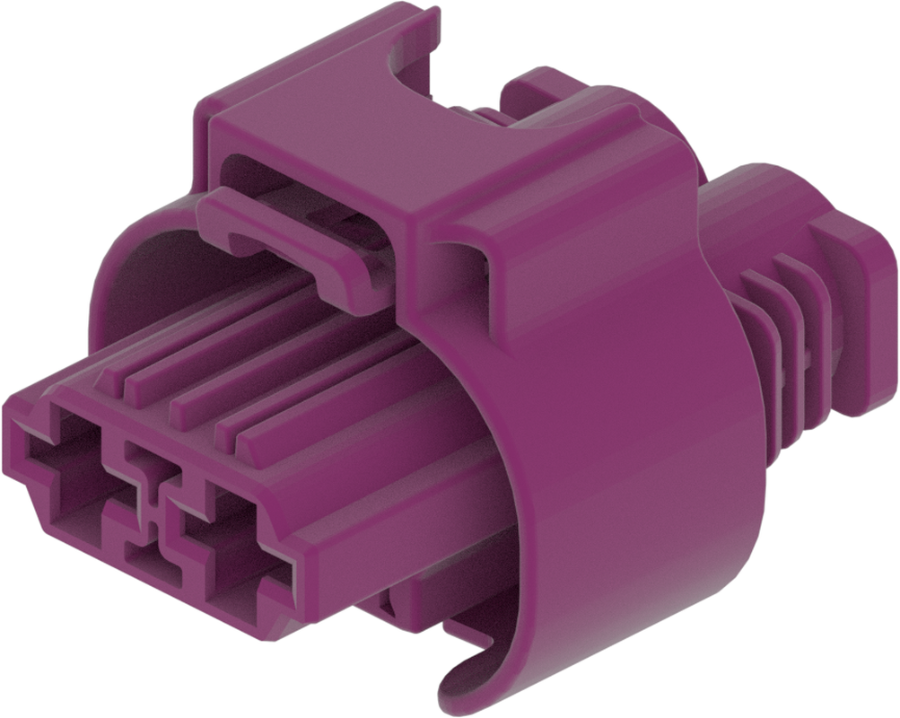 2 Way F 8.0 Sealed Connector Violet