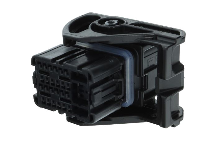 32 Way F Hybrid 0.64 1.5 CMC Sealed Connector Black