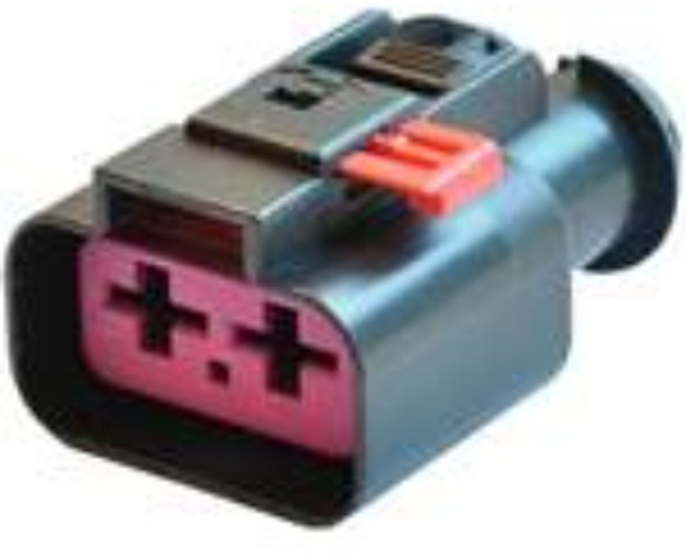 2 Way F DCS-1 9.5 Sealed Connector Black