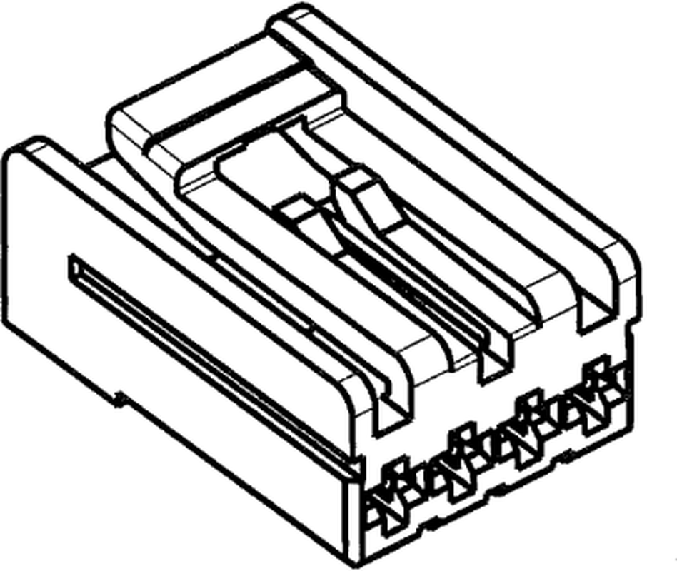 4 Way F DCS-2 1.5 Unsealed Connector Natural