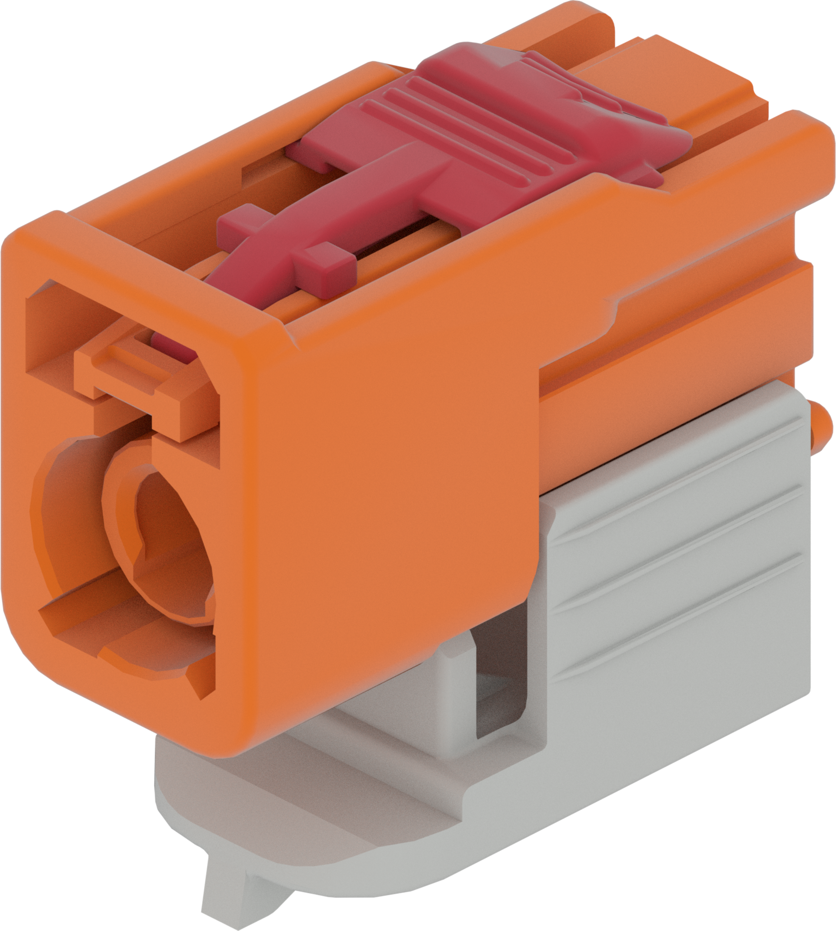 1 Port 1 Row Female Fakra Orange Light Code M