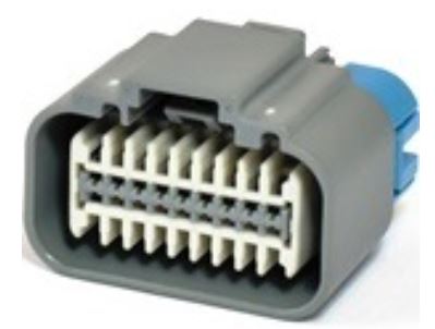 18 Way F OCS 1.2 Sealed Connector Black