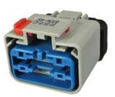 10 Way Female APEX 2.8 Sealed Connector Gray-Light