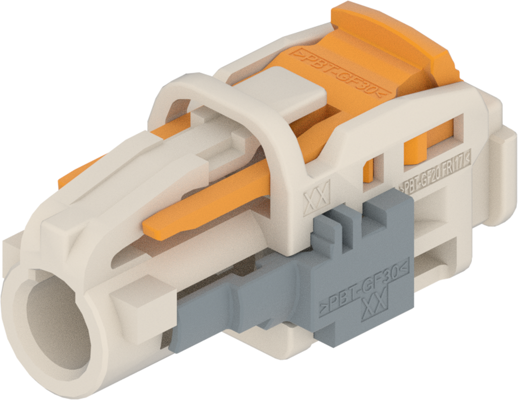 1 Port 1 Row MCA-B Female Mini Coax White Code B