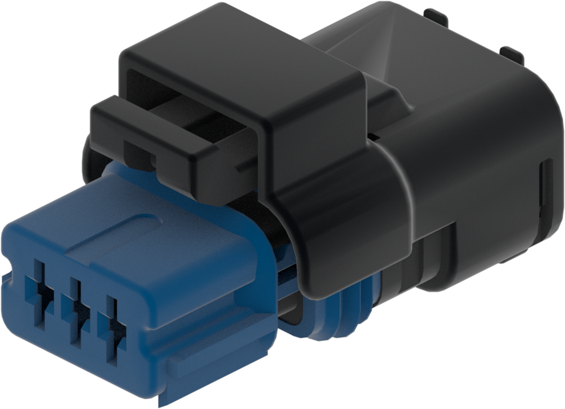 3 Way F SICMA-3 1.5 Sealed Connector Blue