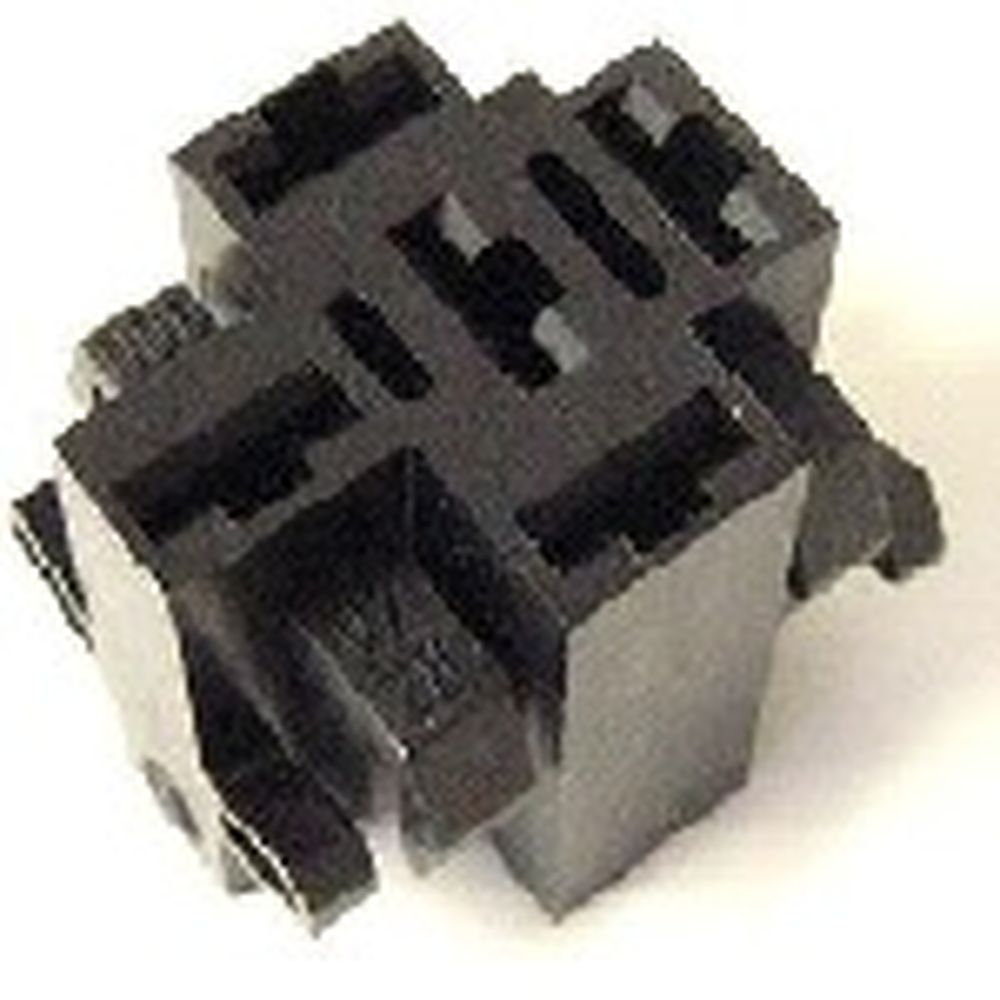 5 Way F FASTIN-ON 6.3 Unsealed Connector Black
