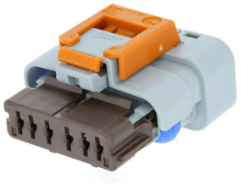 6 Way F SICMA-3 1.5 Sealed Connector Brown