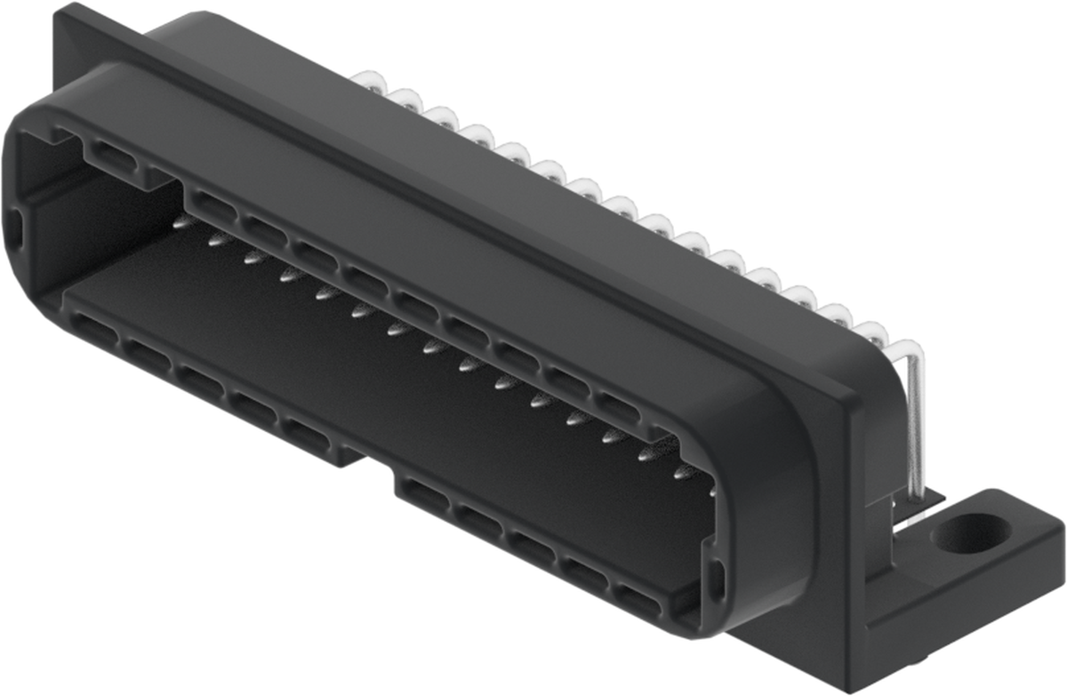 32 Way Male 1 MIC/P Unsealed Connector Black