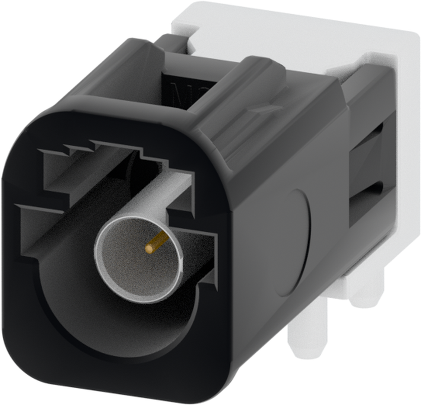 1 Port 1 Row MCA-B Male Mini Coax Jet Black Code A