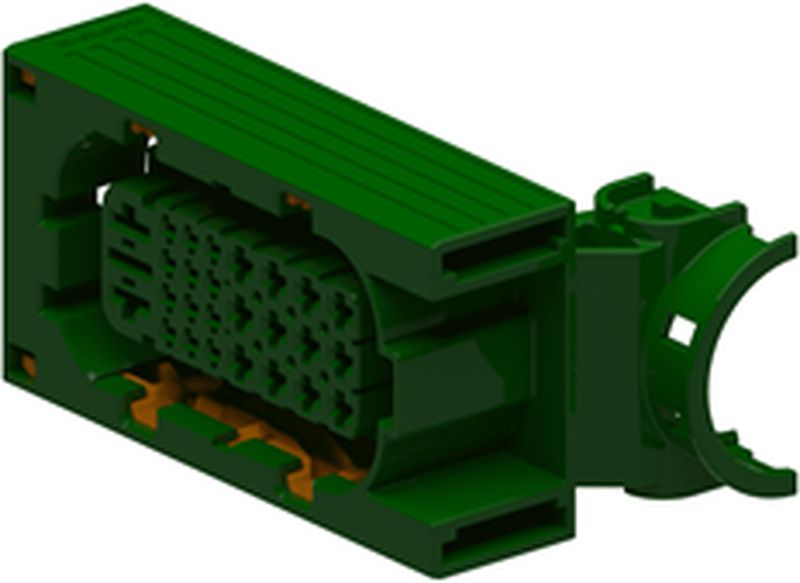 26 Way F 1.5 2.8 6.3 CTCS SP Connector Green