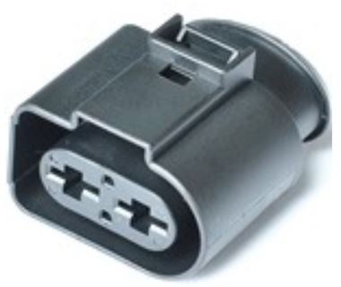 2 Way F DUCON 9.5 Sealed Connector Black
