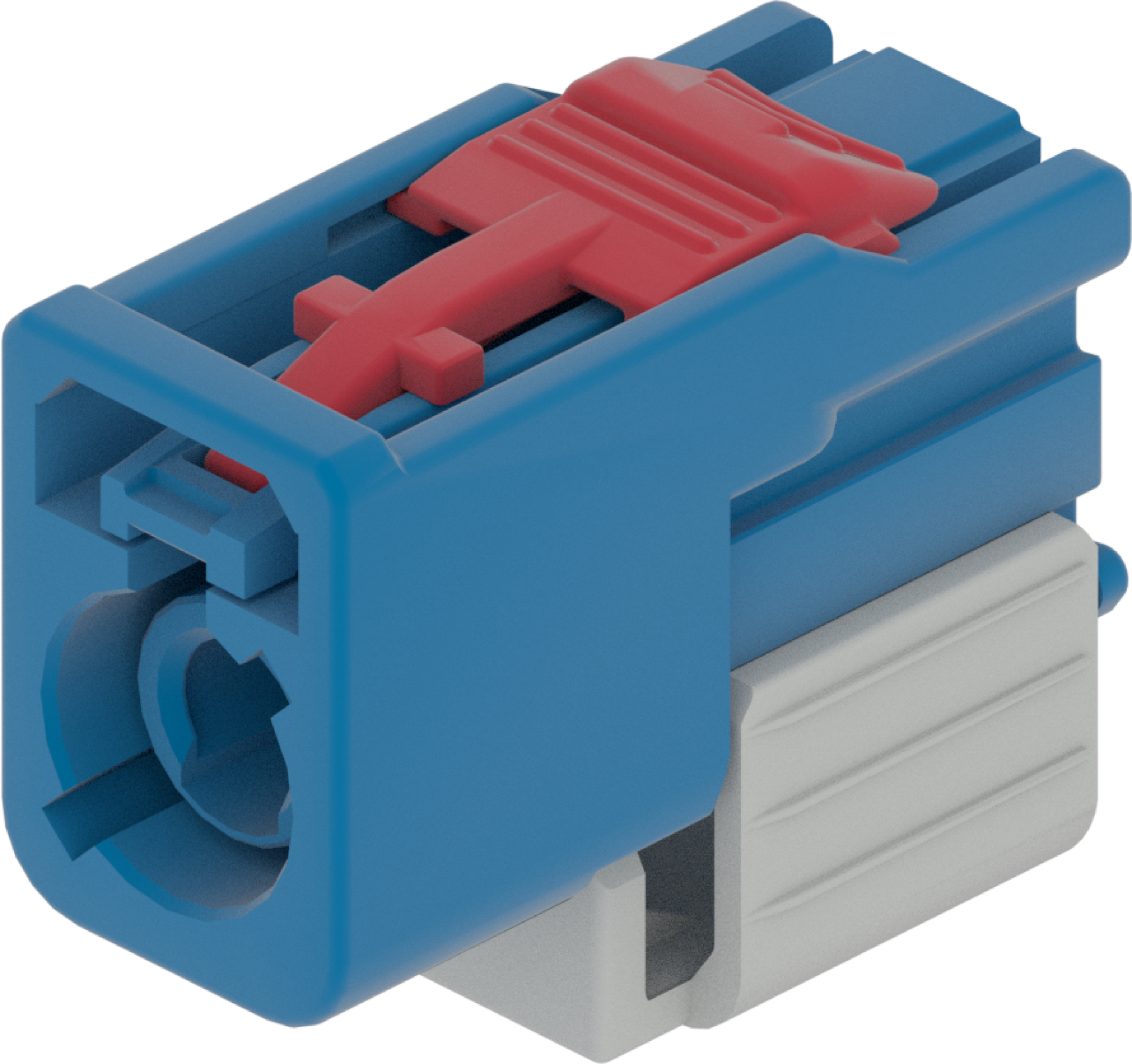 1 Port 1 Row Female Fakra Blue Code C