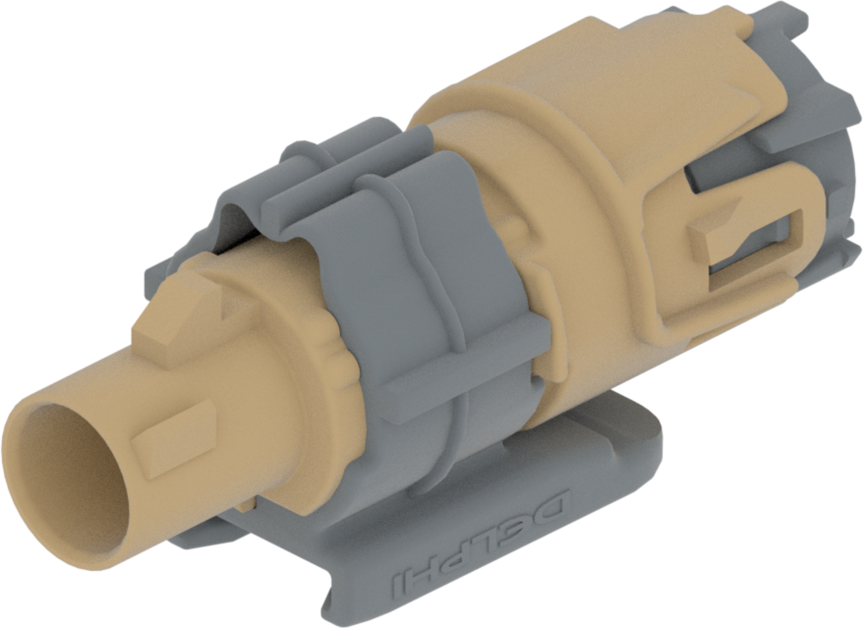 1 Port 1 Row Male Fakra Beige Code I