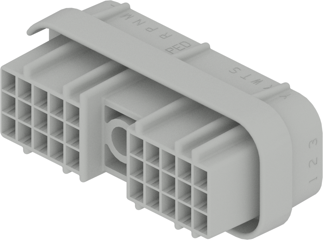 30 Way F MetriPack (M/P) 1.5 Sealed Connector Gray