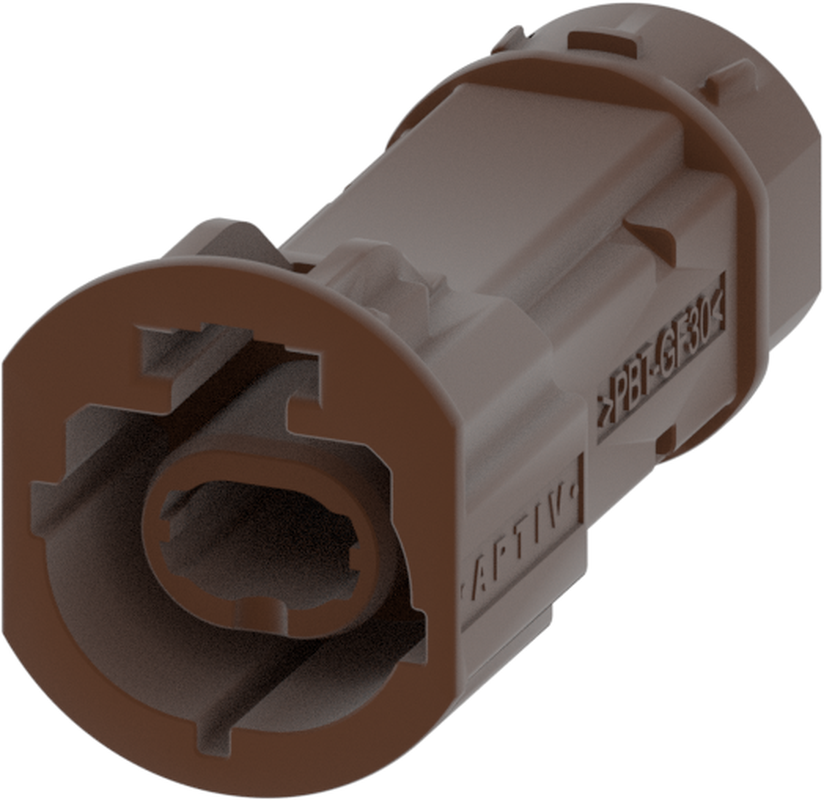 1 Port 1 Row Male H-MTD Nut Brown Code F