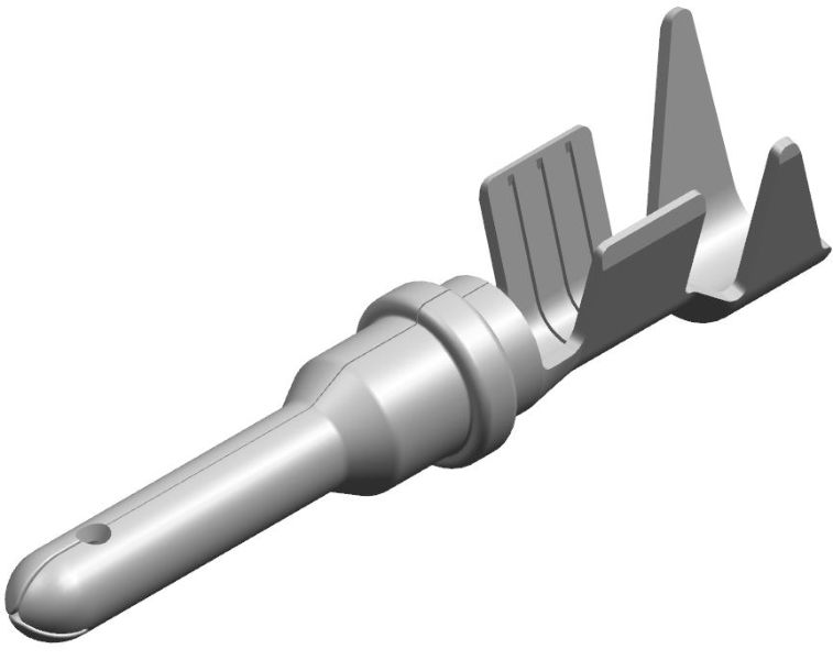HES 2.4 Male Unsealed Terminal Cross Sec (2 - 3 mm²)