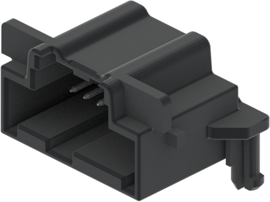 8 Way Male MICRO 64 Unsealed Connector Black