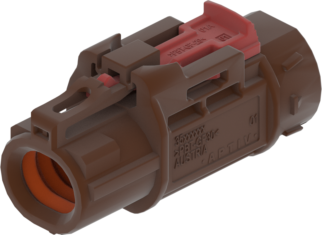 1 Port 1 Row Female H-MTD Brown Code F