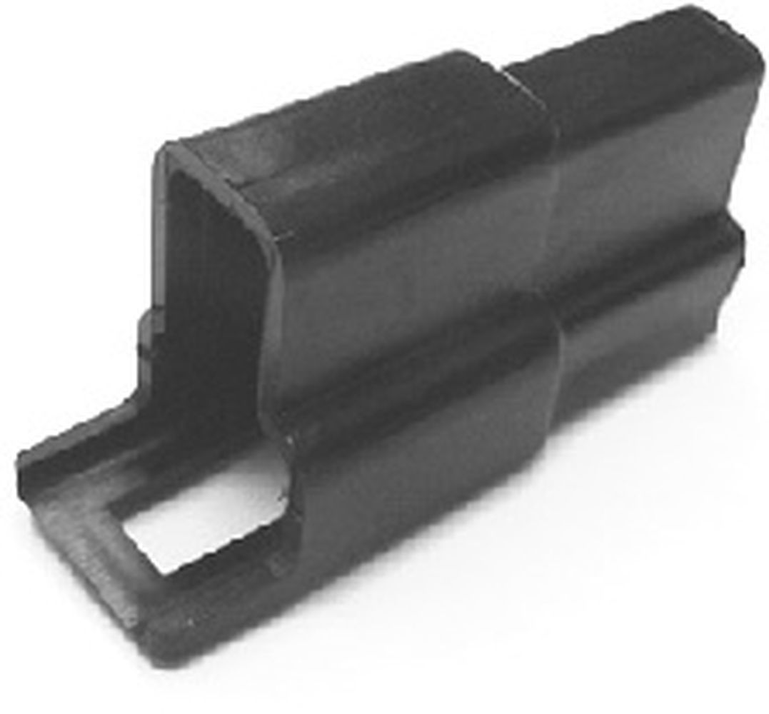 2 Way M 56 Series Unsealed Connector Black