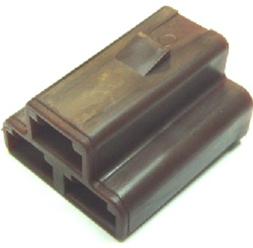3 Way F 56 Series 6.3 Unsealed Connector Brown