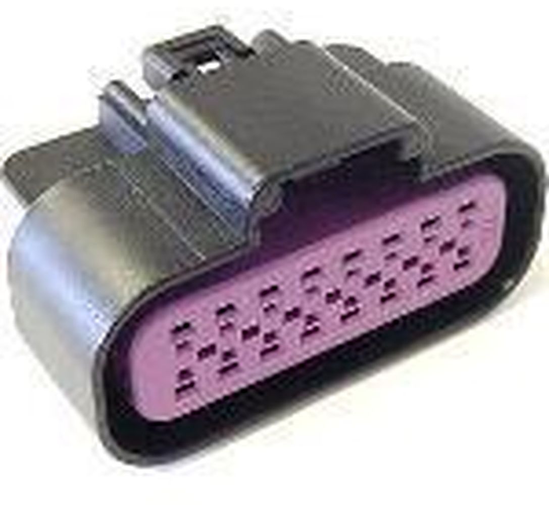 1 Way Male 56 SERIES Unsealed Connector Black