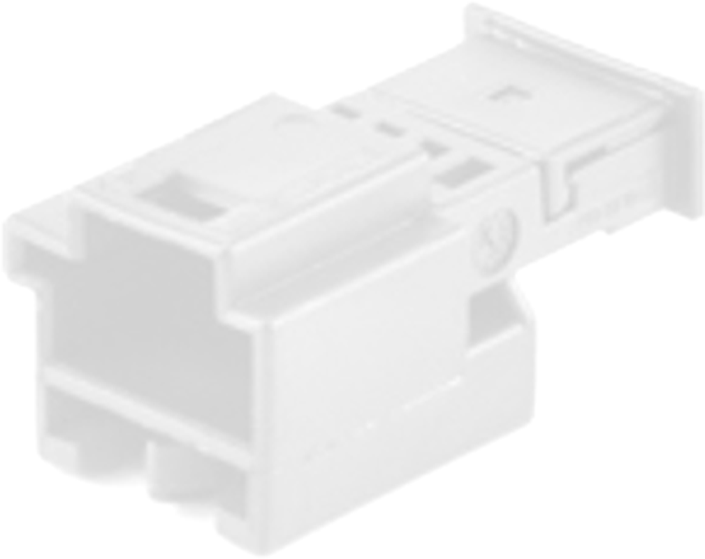 4 Way M MTS 0.64 Unsealed Connector Natural