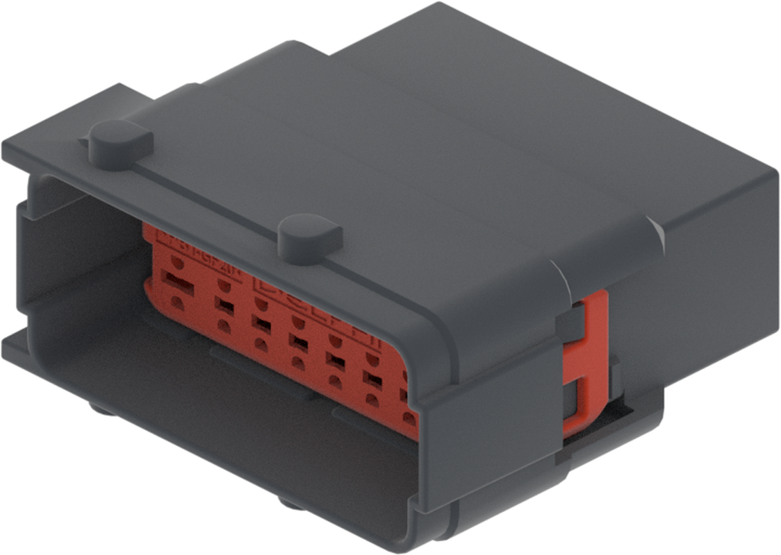 16 Way Male 1.5 2.8 Mixed Unsealed Connector Gray
