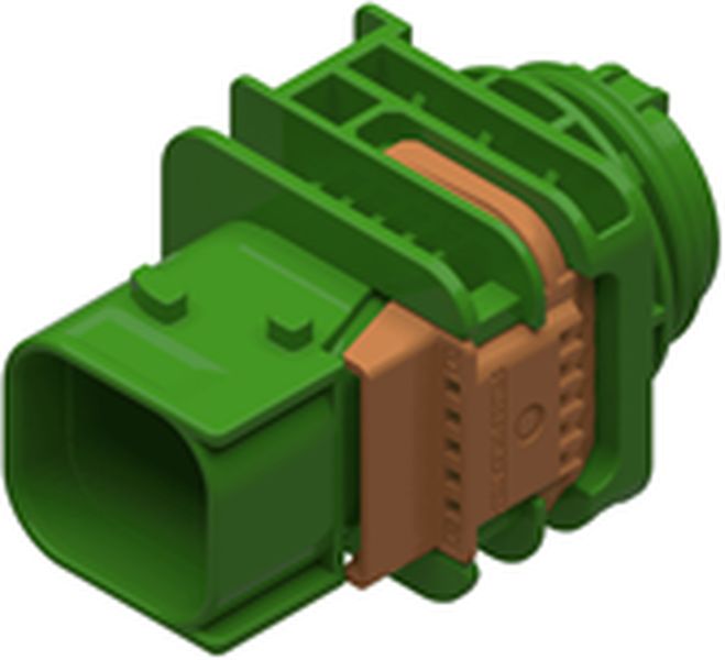 6 Way M 1.5 CTCS XP Connector Green