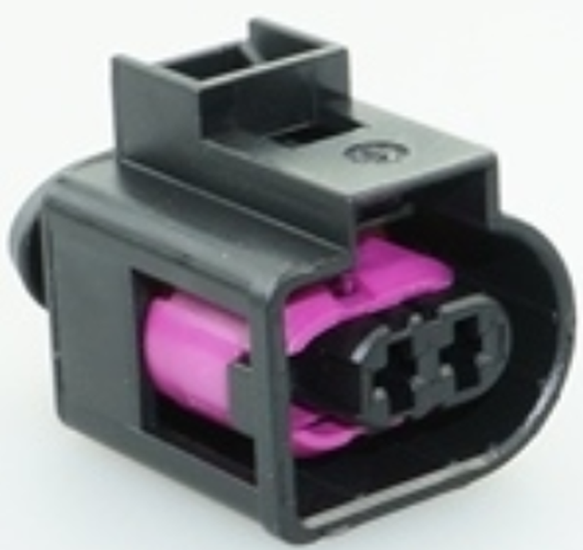 2 Way F HPCS 2.8 Sealed Connector Black