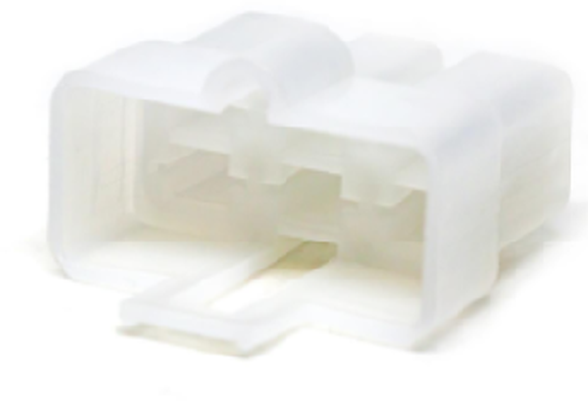 6 Way M 56 Series 6.3 Unsealed Connector Natural