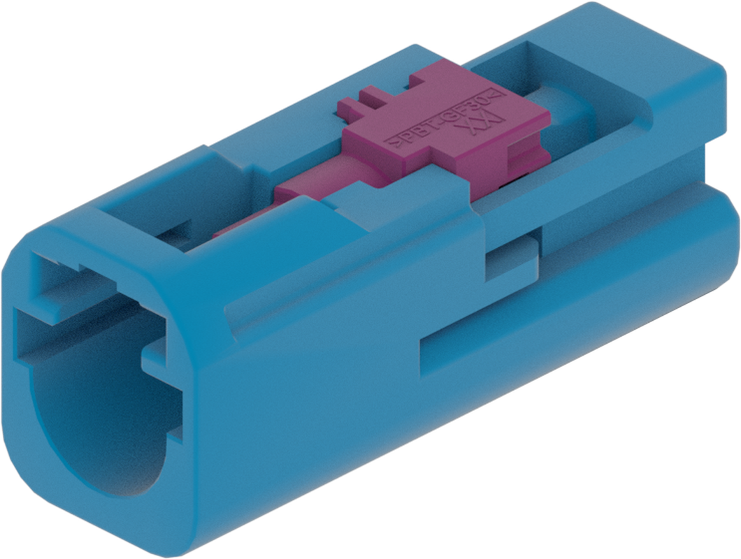 1 Port 1 Row MCA-B Male Mini Coax Blue Code C