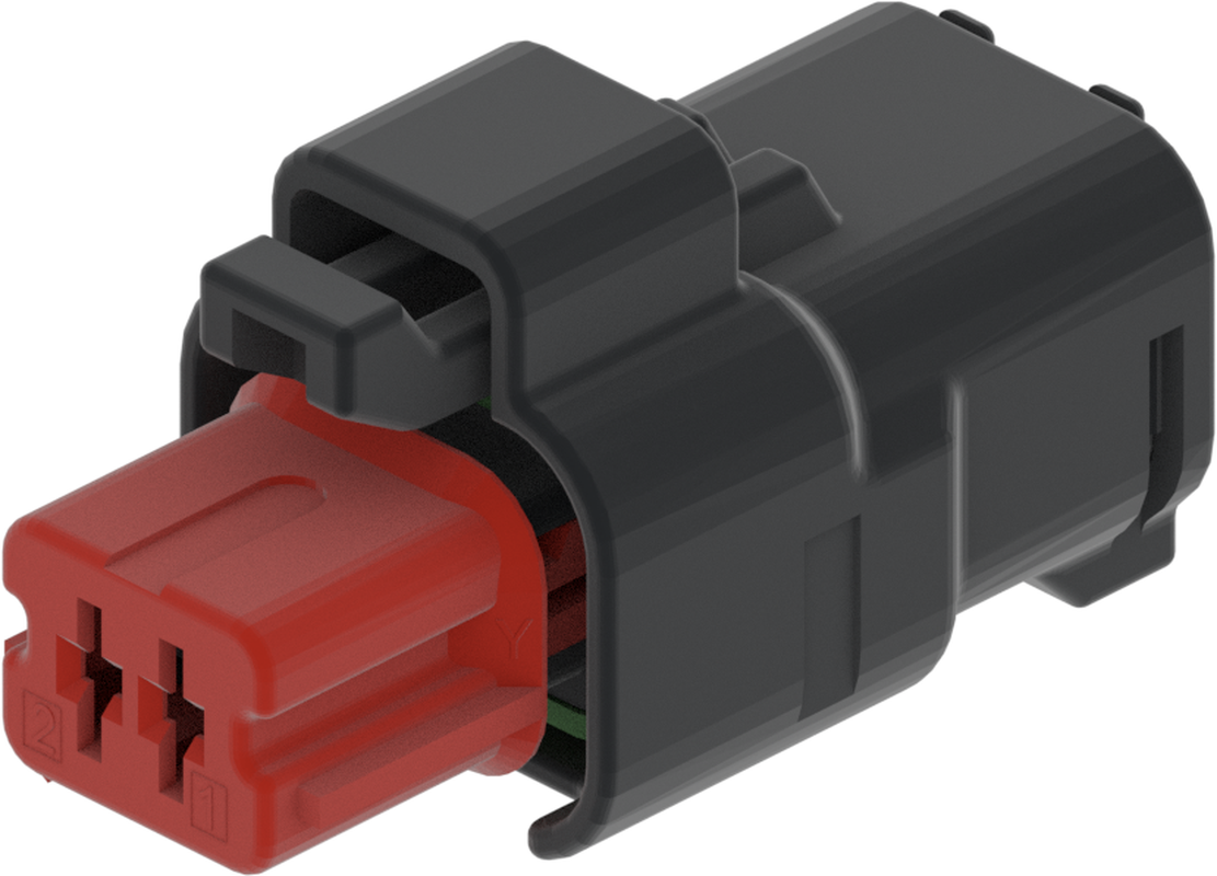 2 Way Female SICMA-3 1.5 Sealed Connector Red