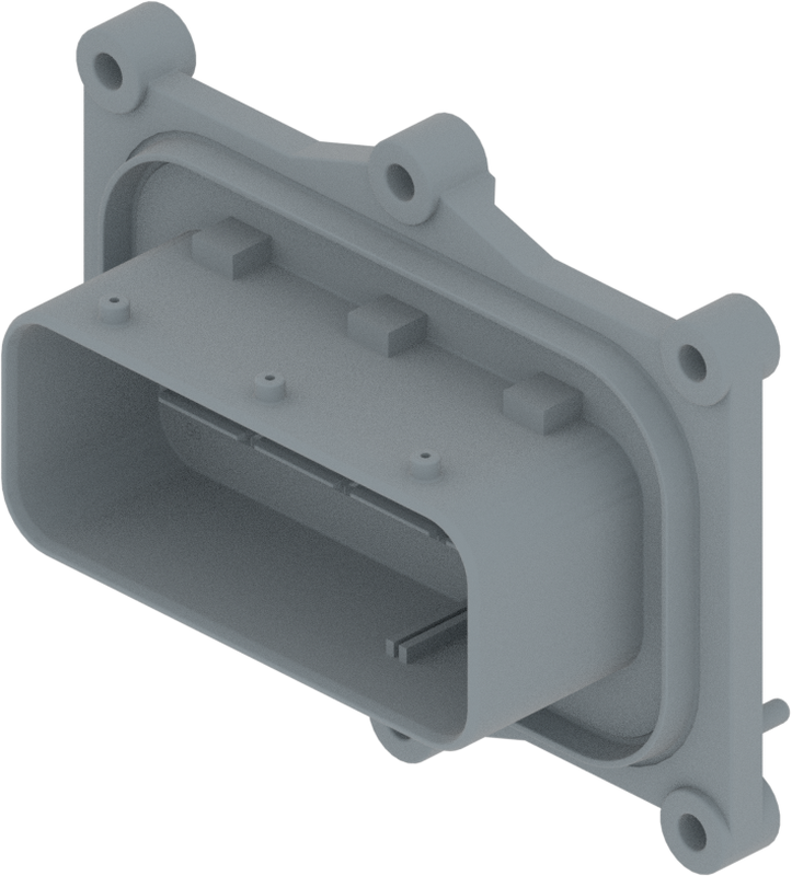 96 Way M OCS 1.2 Sealed Connector Gray-Dark