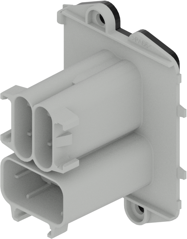16 Way M MetriPack (M/P) 1.5 2.8 Sealed Connector Gray-Light